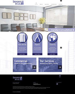 This twelve page website design was created to demonstrate and provide comprehensive information about the blind manufacturing services offered.